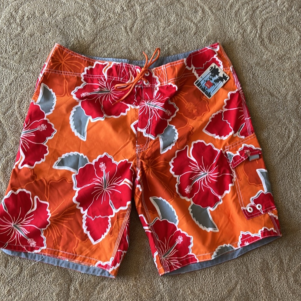 Vibrant Floral Swim Shorts. Brand new! With tags